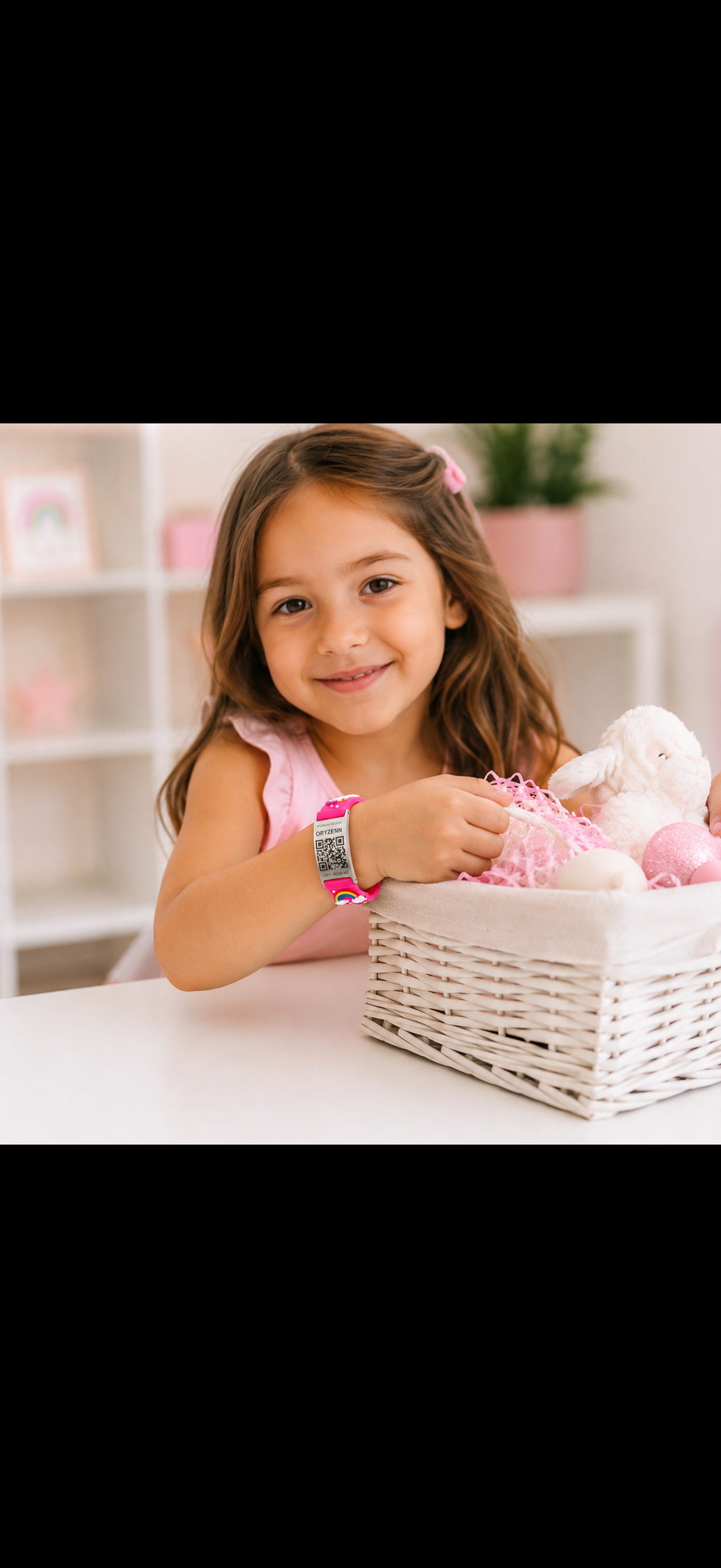 Bracelet QR Sécurité Enfant – Licorne