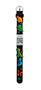 Bracelet Oryzenn Dinosaure porté au poignet d'un enfant