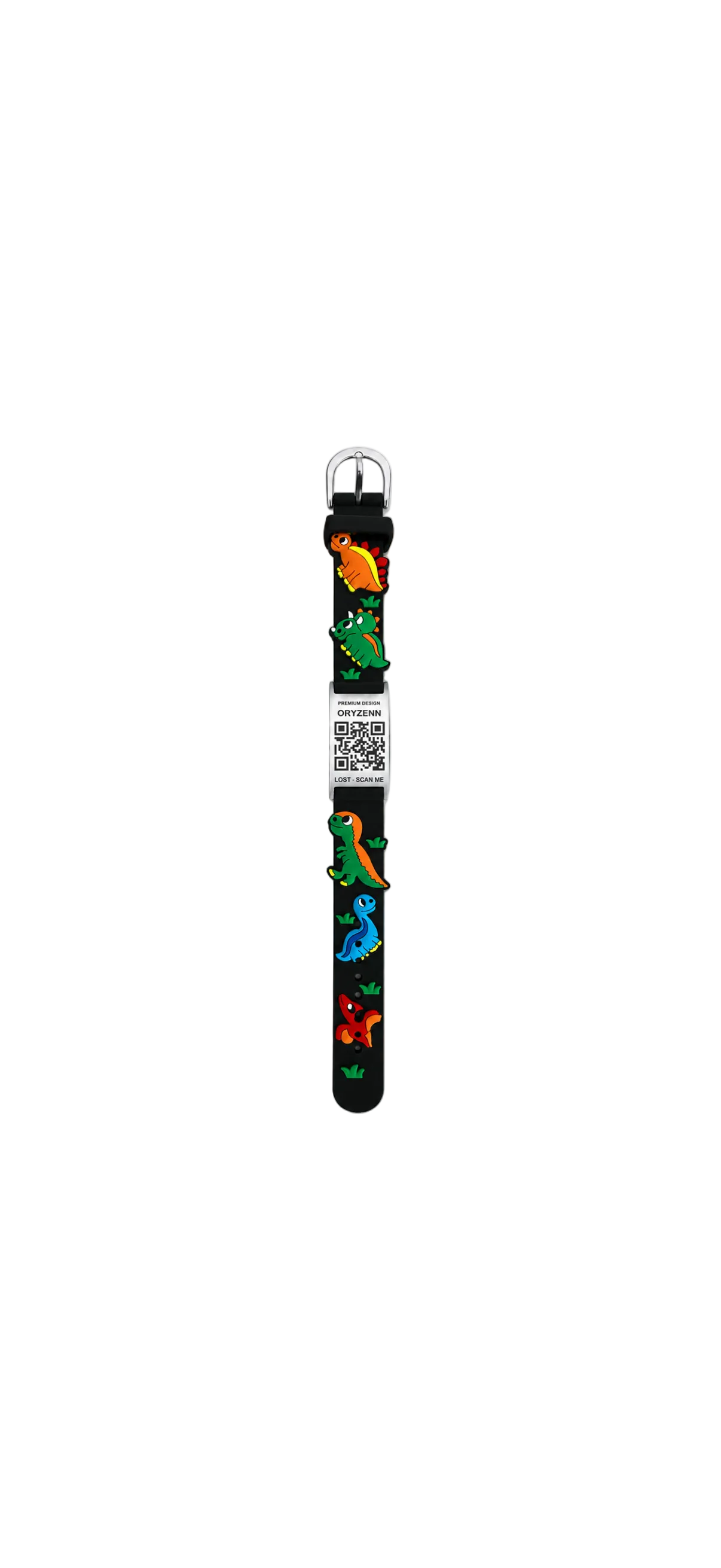 Bracelet QR Sécurité Enfant – Dinosaure